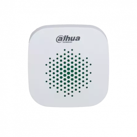 Sirena pentru interior, wireless, 868 MHz, semnal 1000 m, alarma 105 dB, Dahua, [],https:b2b.sielinvest.ro