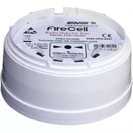 Soclu wireless pentru detectorii din gama Fusion, adresare electronica, baterii 6 x AA, [],https:b2b.sielinvest.ro