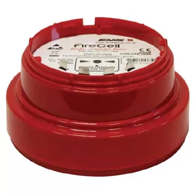 Soclu wireless rosu pentru sirene/lampi averizare din gama Fusion, adresare electronica, baterii 6 x AA, [],https:b2b.sielinvest.ro