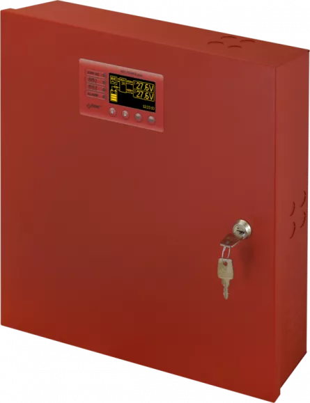 Sursa alimentare EN54C 27,6V/3A/2x17Ah/LCD pentru sisteme de alarmare la incendiu, [],https:b2b.sielinvest.ro