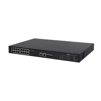 Switch Dahua cu 20 porturi 16x PoE , accepta BT 90W, Port 1-2 90W, portul 3-16 30W, [],https:b2b.sielinvest.ro
