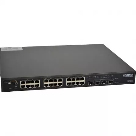 Switch PoE Ethernet cu 26 porturi, 24x 1000TX, 2x 1000FX POE+, sursă de alimentare 1000W, [],https:b2b.sielinvest.ro