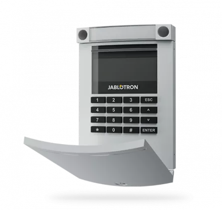 Tastatura LCD radio (868MHz) cu cititor RFID 125 KHz, culoare gri, [],https:b2b.sielinvest.ro