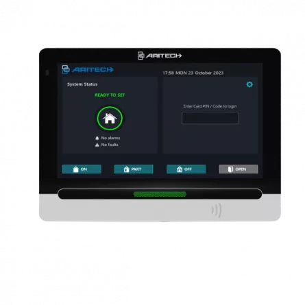 Tastatura touchscreen color 7" pentru centralele Advisor Advanced, cititor Mifare integrat, [],https:b2b.sielinvest.ro