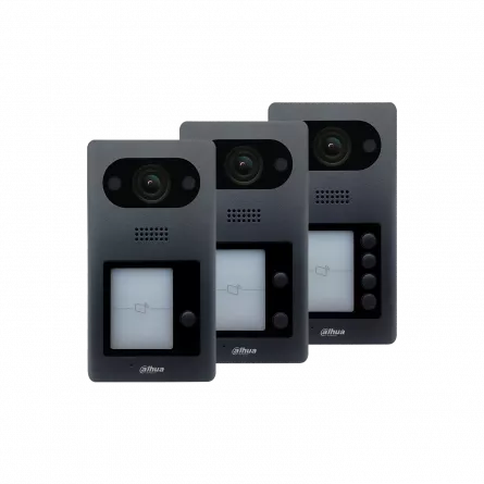 POST VIDEOINTERFON IP 1 BUTON ACCES EXTERIOR VILĂ 2 MP CMOS, D/N, Montaj aplicat, IP65, IK08, ALUMINIU, [],https:b2b.sielinvest.ro