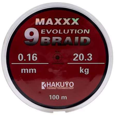 FIR TEXTIL HAKUYO MAXXX EVOLUTION 9 BRAID, 100m 0.30mm/51.20kg, [],snz.ro
