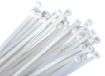Legaturi pentru cabluri 2.5 x 100, albe x 100 buc