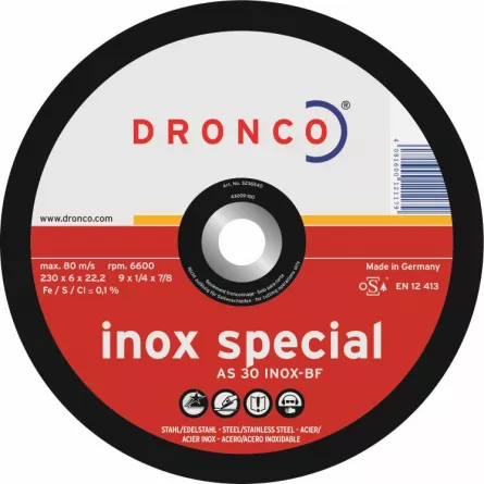 Disc polizat inox AS 30 S, special, [],suruburionline.ro