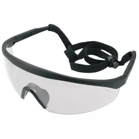 Ochelari de protectie din policarbonat,alb/transparent,ajustabili, NEO