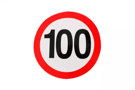 Indicator limitare viteză simplă 100km/h