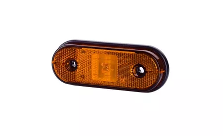 Lampă poziție ovală, Horpol, galbenă, aplicată, cu LED