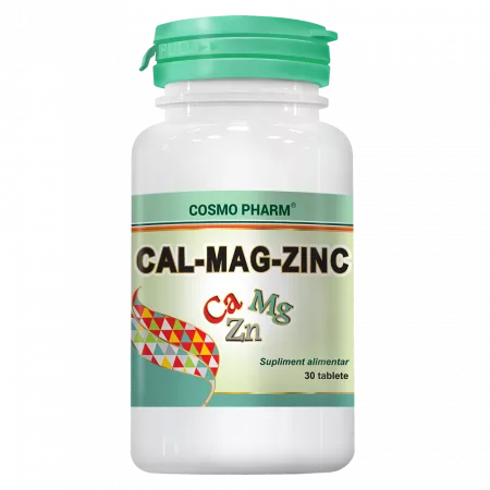 Cal Mag Zinc, 30 tablete, Cosmopharm