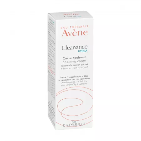 Crema calmanta Cleanance Hydra,  40 ml, Avene
