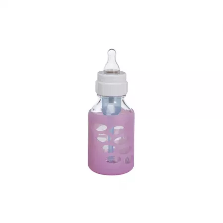 Protecție pentru biberon din sticlă roz, 120 ml, 881, Dr. Brown's