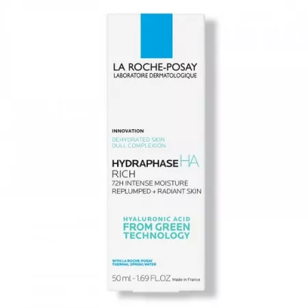 Crema intens hidratanta pentru ten uscat si sensibil 72h Hydraphase HA Rich, 50 ml, La Roche-Posay