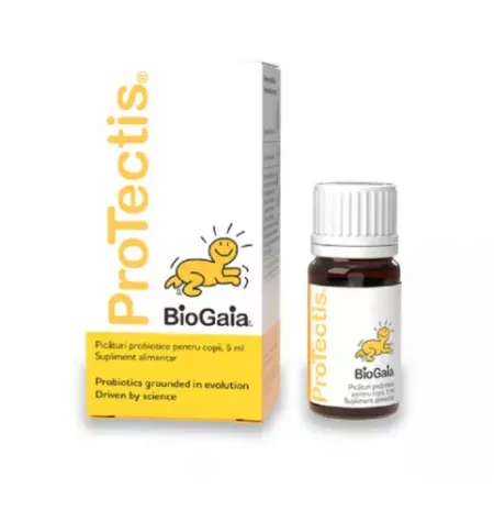 Protectis picaturi probiotice pentru copii, 5 ml, BioGaia