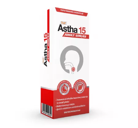 ASTHA 15 ADULT SPRAY , 30 ml, Sun Wave Pharma