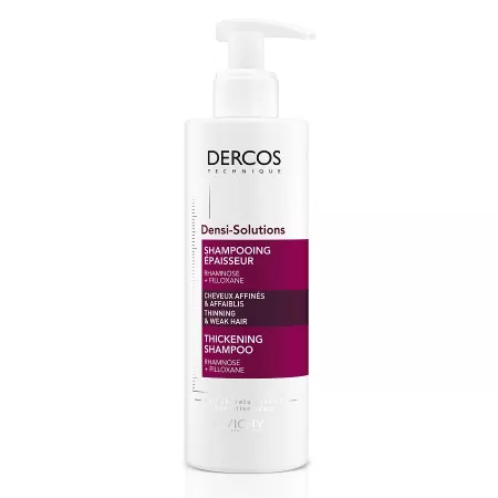 VICHY Dercos Șampon Densi-Solutions pentru părul subțire si slabit cu efect de densificare, 400 ml