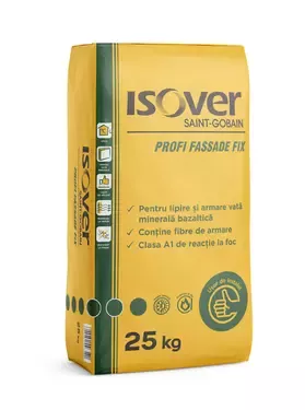 Adeziv pentru vata bazaltica ISOVER PROFI FASSADE FIX  25 kg