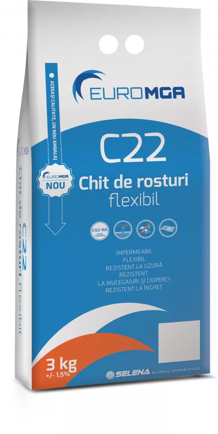 Flexible Gray C22 EuroMGA 3kg grout