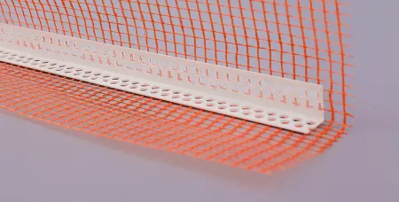 PVC corner profile with mesh 20 x 100 x 20 mm 3ML