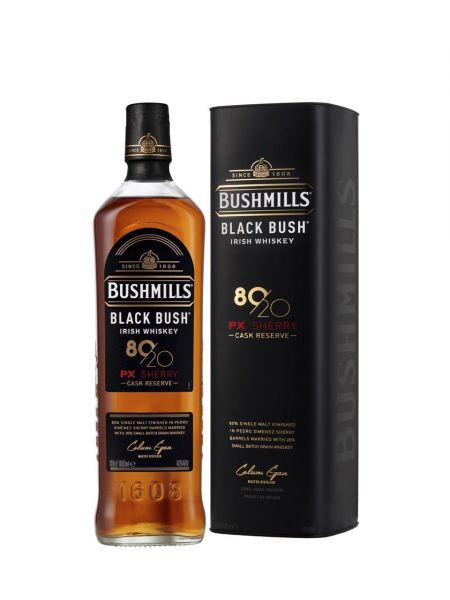 Black Bush 80/20 Irish Whiskey 40% 1 L Giftbox