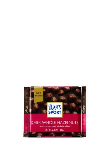 Dark Whole Hazelnuts, ciocolata cu alune intregi 100 g