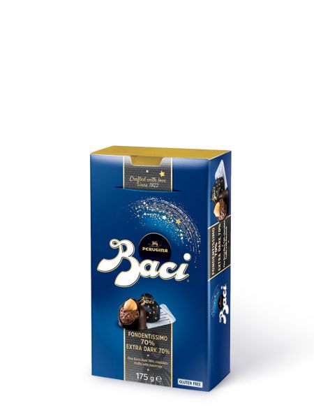 Fondentissimo Fine Extra Dark 70% Chocolate Truffle with Hazelnuts 175 g
