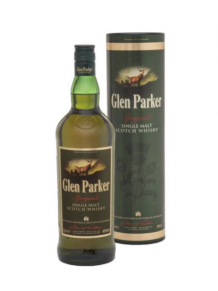 Glen Parker Single Malt Scotch Whisky Tube 40% 1 L