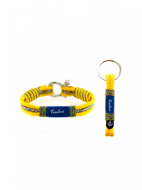Set Bratara Nautica + Breloc Tricolorii CNCFRF #04 17cm