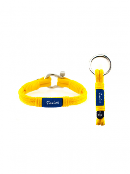 Set Bratara Nautica + Breloc Tricolorii CNCFRF #05 17cm