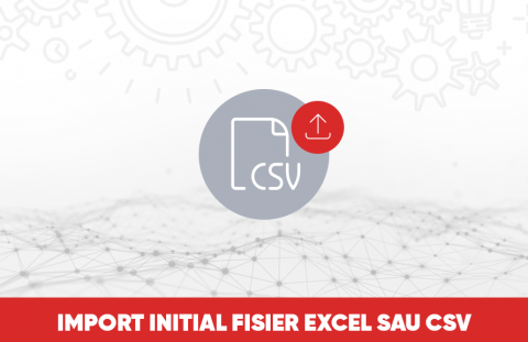 Import Initial fisier Excel sau CSV