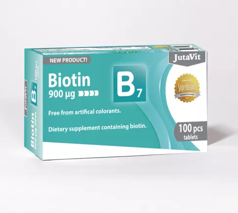 Biotin  B7  900 µg  100 TABLETE 