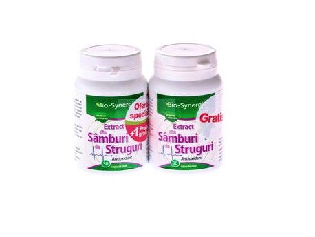 Antioxidanti Extract Samburi Struguri 30cps 1 1gratis Bio Sy