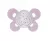 Suzeta Chicco silicon Physio Comfort, forma ortodontica, 16-36luni, roz