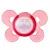 Suzeta Chicco silicon Physio Comfort, forma ortodontica, 6-12 luni, roz
