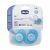 Suzeta Chicco silicon Physio Air, forma ortodontica, 0-6 luni+, 2buc, blue