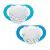 Suzeta Chicco silicon Physio Compact, forma ergonomica, 6-12luni, 2buc, blue