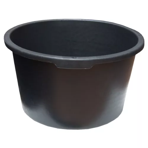 Cuva rotunda pentru mortar, negru, 60 L
