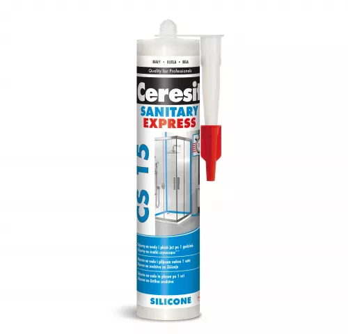 Silicon sanitar TRANSPARENT Ceresit Express CS 15 interior / exterior 280 ml