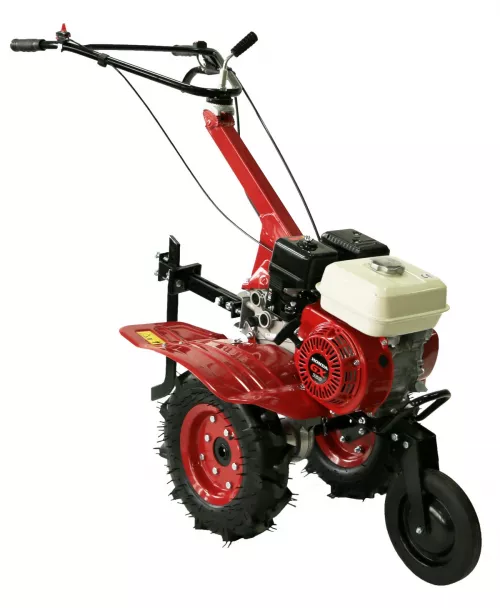 Pachet motosapatoare Bronto WMA 500 rosu Honda cu roti cauciuc 4.00-8 Agro