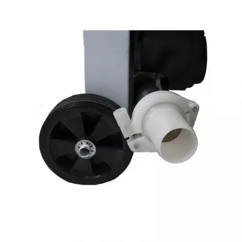 Desciorchinător cu zdrobitor, cuvă rabatabilă vopsea emailată 870 x 500 mm, motor 2CP/220V, pompă centrifugă inox, capacitate maximă 2.000