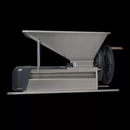 Dezciorchinător cu zdrobitor, complet inox - manual cuva 900 x 500 mm