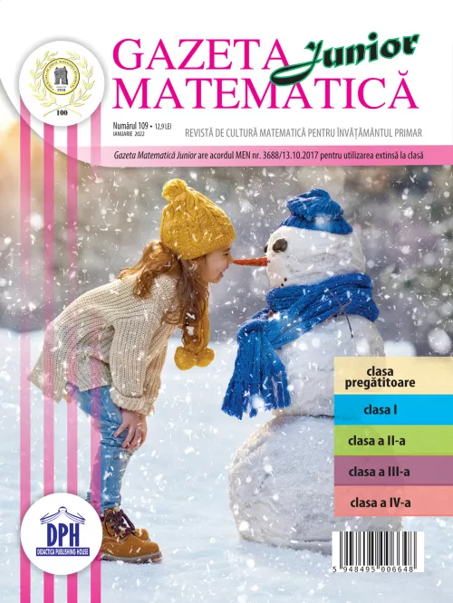 Gazeta Matematica Junior nr. 109 Ianuarie 2022