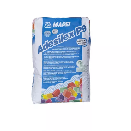 ADEZIV FLEXIBIL PENTRU GRESIE SI FAIANTA MAPEI ADESILEX P9 ALB 25 KG