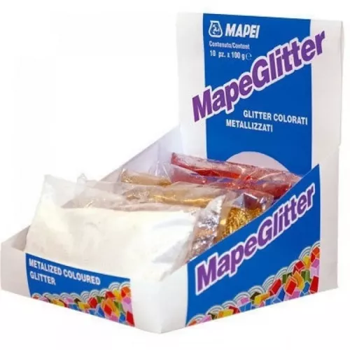 FULGI COLORATI METALIZATI MAPEI MAPEGLITTER SILVER