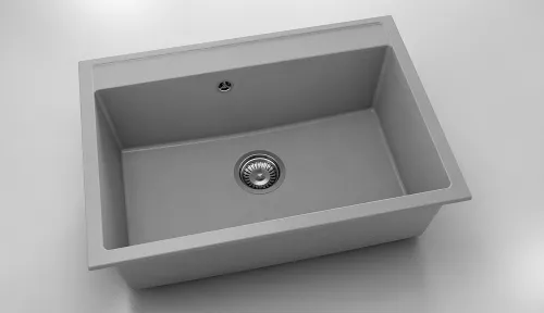 CHIUVETA CU O CUVA DIN GRANIT GRI FAT 70 x 49 CM 1006 