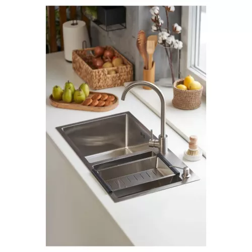 CHIUVETA DE BUCATARIE INOX 2 CUVE S7643