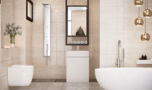 FAIANTA GOLDEN TILE MARMO MILANO BEIGE 300 x 600 mm (8M1051)