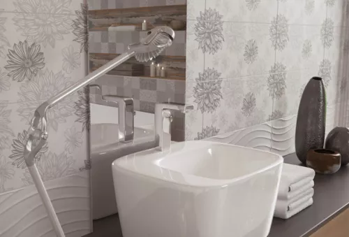 FAIANTA GOLDEN TILE OSAKA WAVE GREY  500 x 200 mm (522151)